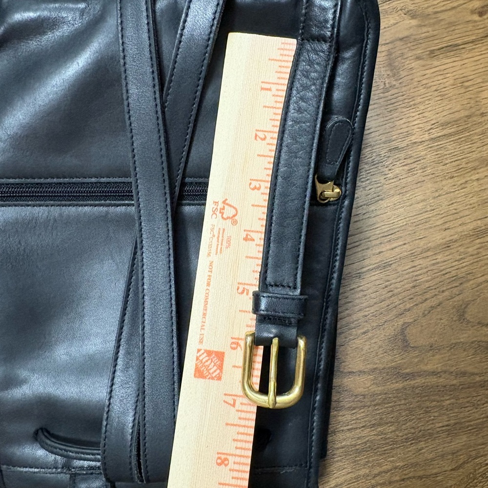 Coach Black Large Daypack - Style 9791 - Leather Backpack with Hang Tag - Picture 16 of 16